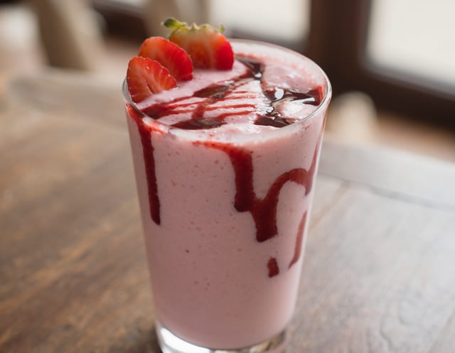 Strawberry Lassi.